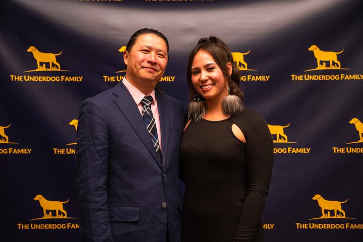 A group of Underdog Family volunteers together at the 2023 gala